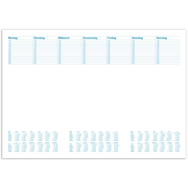 RNK Schreibunterlage Office 46633 480x330mm 30Blatt blanko/Kalender