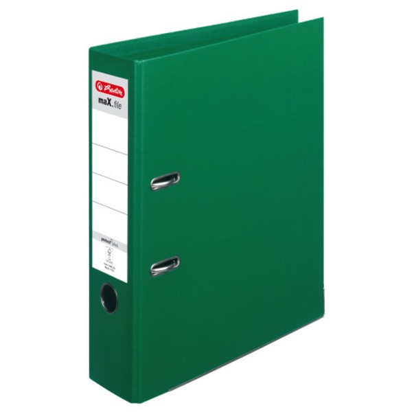 Herlitz Ordner maX.file protect plus 10834349 A4 80mm PP grün