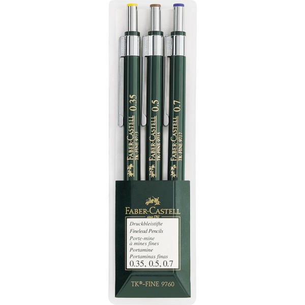 Faber-Castell Druckbleistift TK-Fine 136030 0,35-0,7mm 3St.