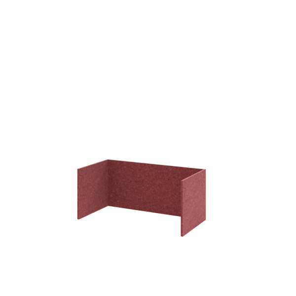 Hammerbacher Filzeinschub FlexWall 80cm 1OH bordeaux