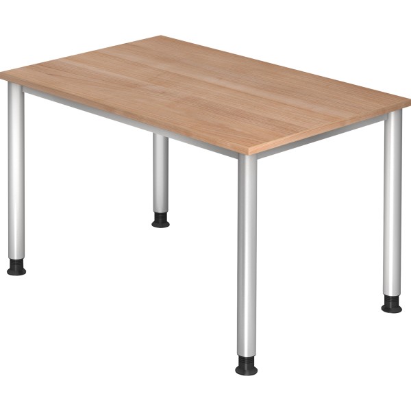 Hammerbacher Schreibtisch VHS12/N/S 120x80cm nussbaum