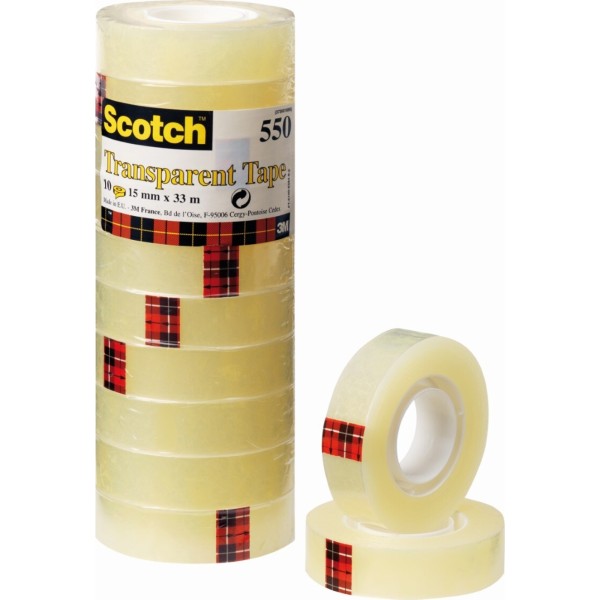 Scotch Klebeband 5501533K 15mmx33m transparent