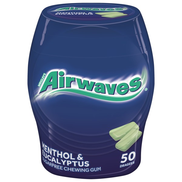 AIRWAVES Kaugummi 423764 Menthol & Eukalyptus 50St.