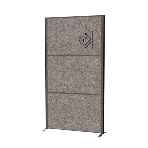 MAUL Stellwandsystem MAULconnecto 9661089 Uplight 3xAk d.gr Stand