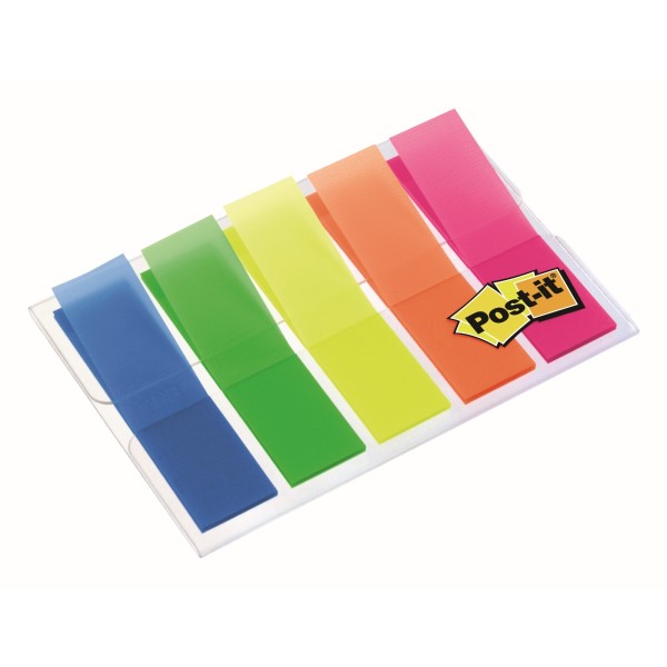 Post-it Haftstreifen Index Mini 683HF5 leuchtfarben 5 St./Pack.