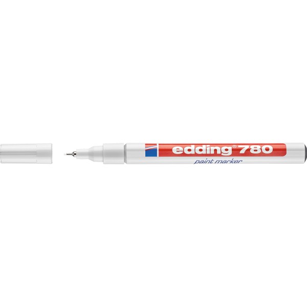 edding Lackmarker 780 4-780049 0,8mm Rundspitze permanent weiß