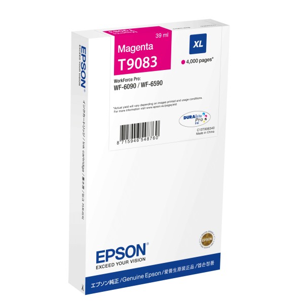 Epson Tintenpatrone C13T90834N T9083 4.000Seiten magenta