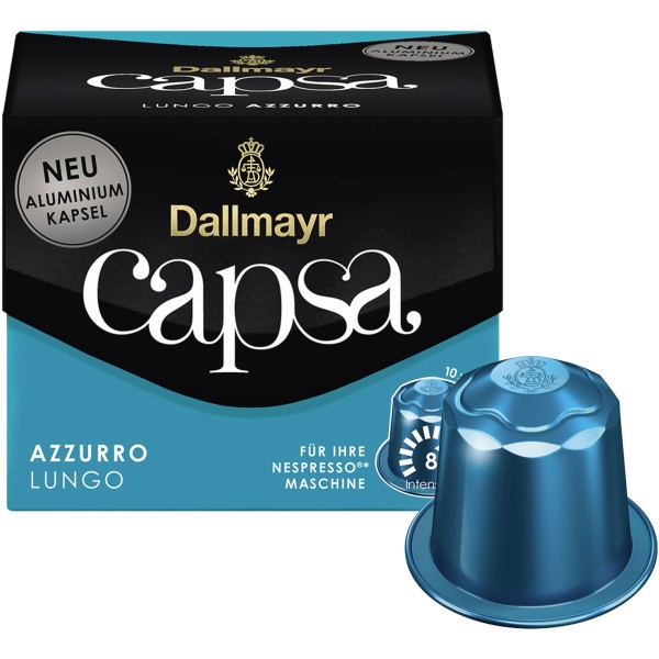 Dallmayr Kaffeekapsel capsa Lungo Azzurro 106000000 10 St./Pack.