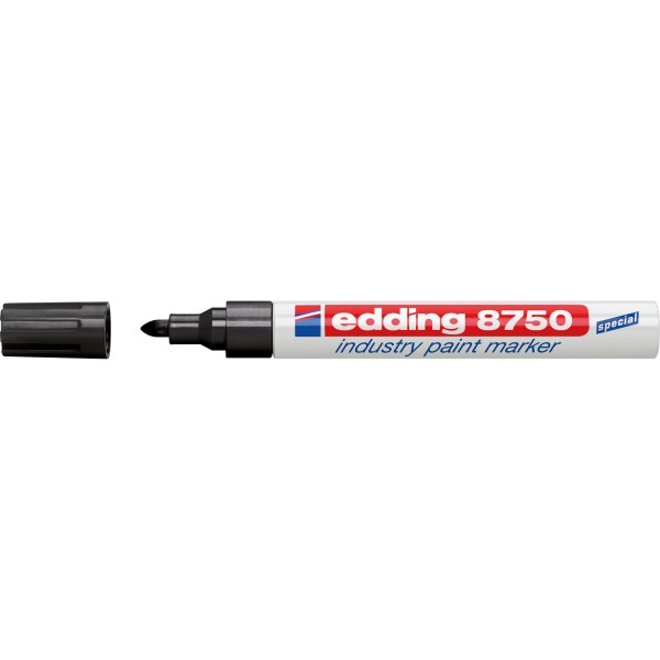 edding Industrie Lackmarker 8750 4-8750001 2-4mm Rundspitze sw