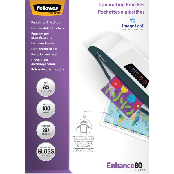 Fellowes Laminierfolien ImageLast 53060 DIN A5 tr 100 St./Pack.