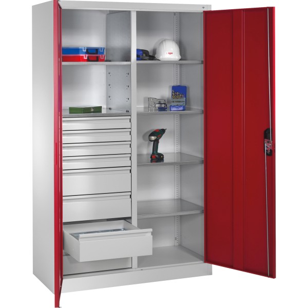 C+P Werkzeugschrank 8931305S10056 6Bd. 6Sch. 1950x1200x500mm lgr/rrt