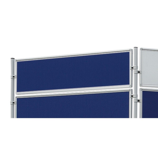Franken Stellwand-Tafel EL-UTF60 03 60x120cm (HxB) beids. Filz blau