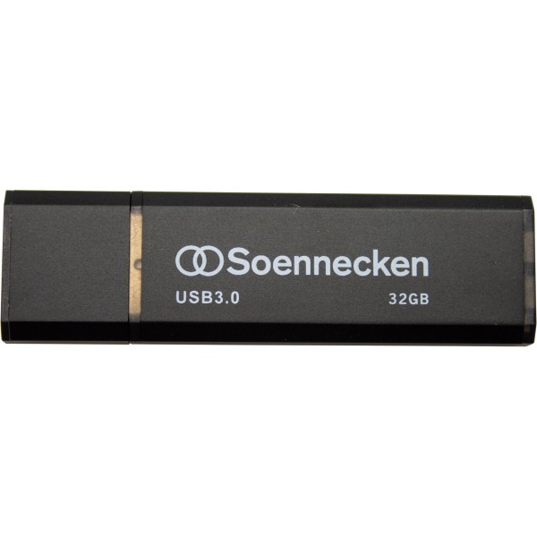 Soennecken USB-Stick 71618 3.0 32GB schwarz/silber