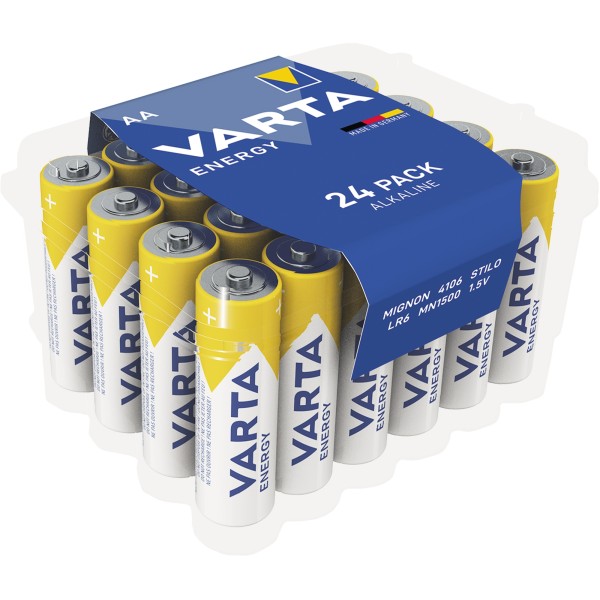 Varta Batterie 4106229224 AA Mignon 24 St./Pack.