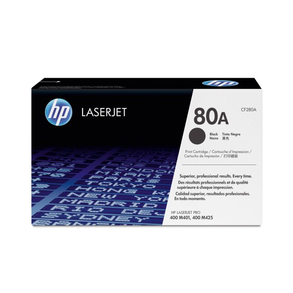 HP Toner CF280A 80A 2.700Seiten schwarz