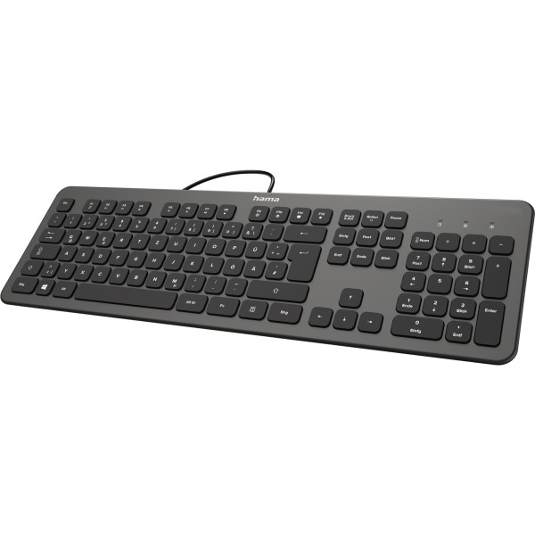 Hama Tastatur KC-700 00182652 anthrazit/schwarz
