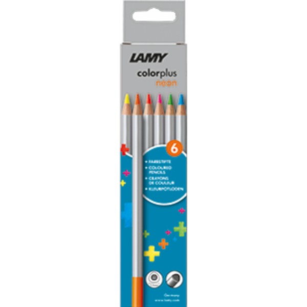 Lamy Buntstift colorplus 1235193 neon sort. 6St.