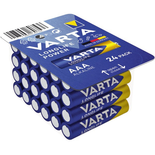 Varta Batterie Longlife Power 4903301124 AAA 1,5V 24 St./Pack.