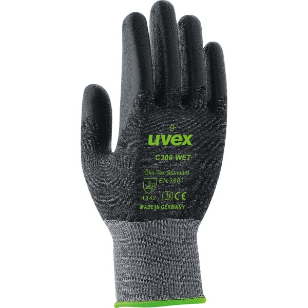 uvex Schutzhandschuh C300 wet 6054209 Gr. 9 nass Stufe3 1Paar