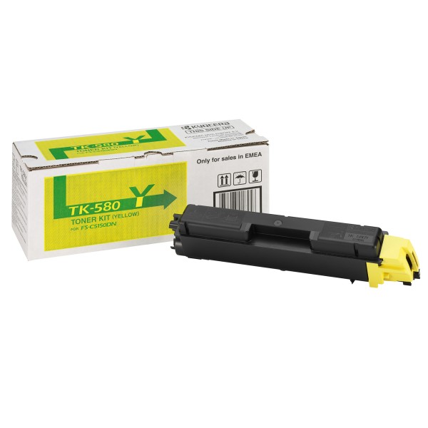 KYOCERA Toner 1T02KTANL0 TK-580Y 2.800Seiten gelb