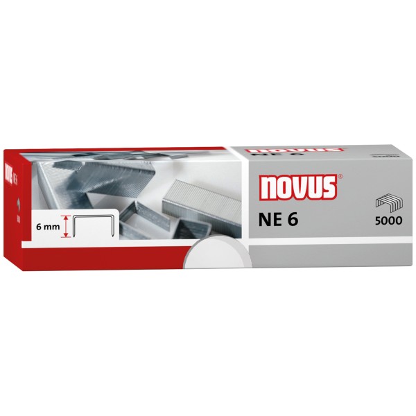 NOVUS Heftklammer NE 6 042-0000 verzinkt 5.000 St./Pack.