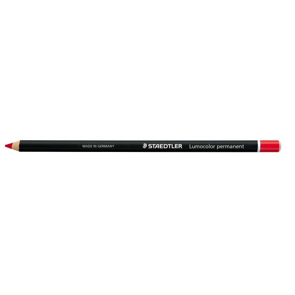 STAEDTLER Trockenmarker Lumocolor glasochrom 108 20-2 permanent rot