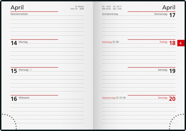 Rido Taschenkalender 7013002
