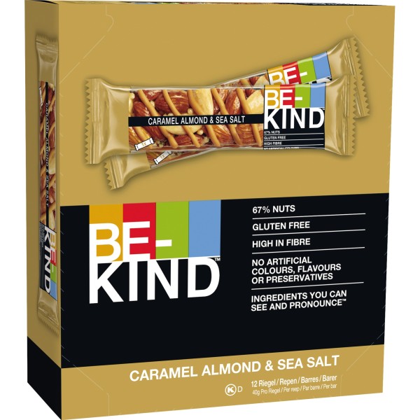 BE-KIND Nussriegel CARAMEL ALMOND SEA SALT 150363 40g 12 St./Pack