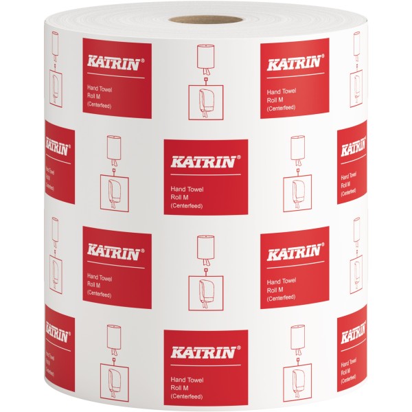 Katrin Handtuchrolle M 485049 1lg 1.000Bl. 20,5x30cm ws 6 St./Pack.