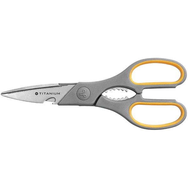 Westcott Schere Titanium Super E-30486 00 21cm grau/gelb