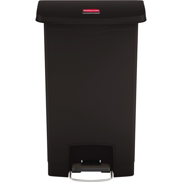 Rubbermaid Tretabfalleimer Slim Jim 1883611 Kunststoff 50l schwarz