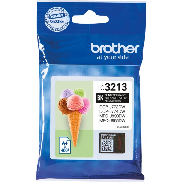 Brother Tintenpatrone LC3213BK schwarz