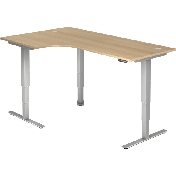 Hammerbacher Schreibtisch VXDSM82/E/S 200x120cm eiche