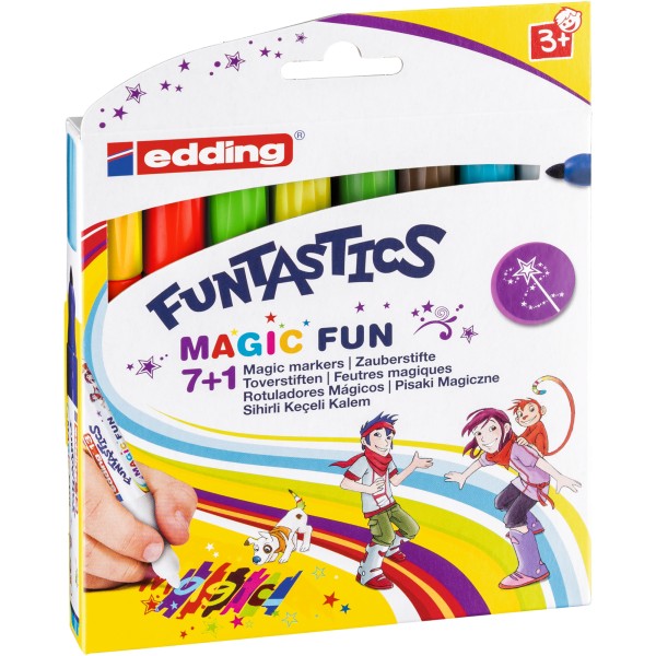 edding Fasermaler FUNTASTICS MAGIC FUN 4-13-8-099 sort. 8St.