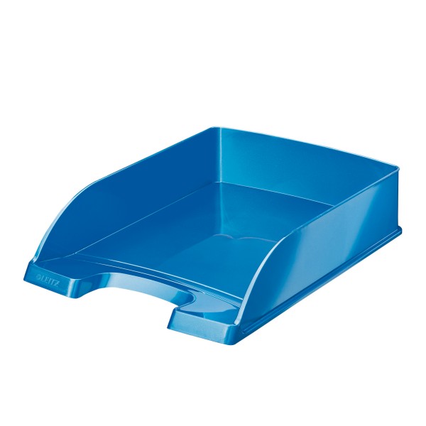 Leitz Briefablage WOW Plus 52263036 DIN A4 stapelbar PS blau