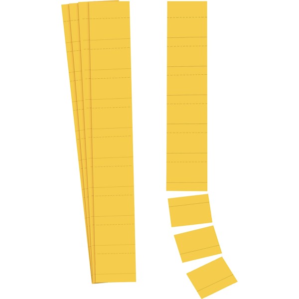 Ultradex Einsteckkarte 140602 60x32mm gelb 90 St./Pack.
