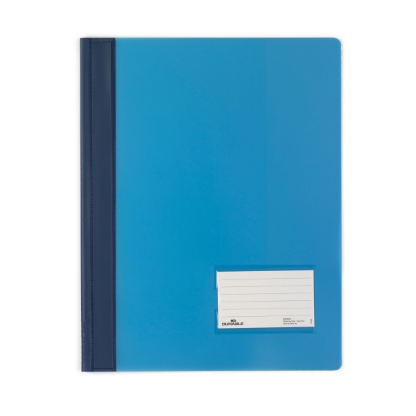 DURABLE Schnellhefter DURALUX 268006 DIN A4 Hartfolie blau