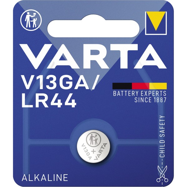 Varta Knopfzelle 04276101401 V13GA 1,5V 70mAh Alkali-Mangan