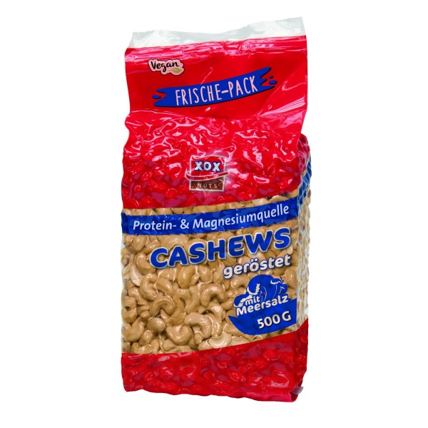 XOX Cashews Meersalz 85028 500g