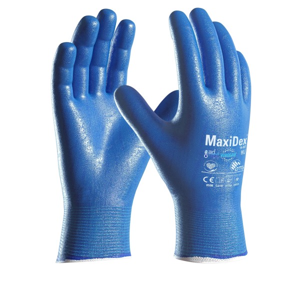 MaxiDex Handschuh 2707-10 bl Gr.10