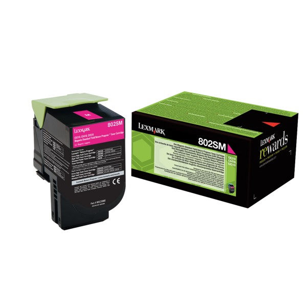 Lexmark Toner 802SM 80C2SM0 2.000Seiten magenta