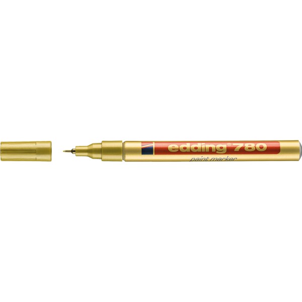 edding Lackmarker 780 4-780053 0,8mm Rundspitze permanent gold