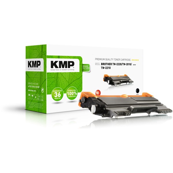 KMP Toner B-T47 1257,3000 wie Brother TN2220 2.600Seiten schwarz