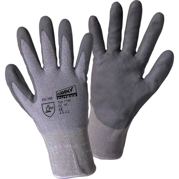 WORKY Handschuh CUTEXX 1140-9 HPPE/Lycra/Glasfaser/PU Gr9 1Paar