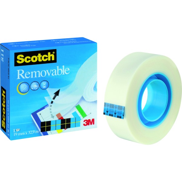 Scotch Klebefilm Magic 811 M8111933 19mmx33m transparent