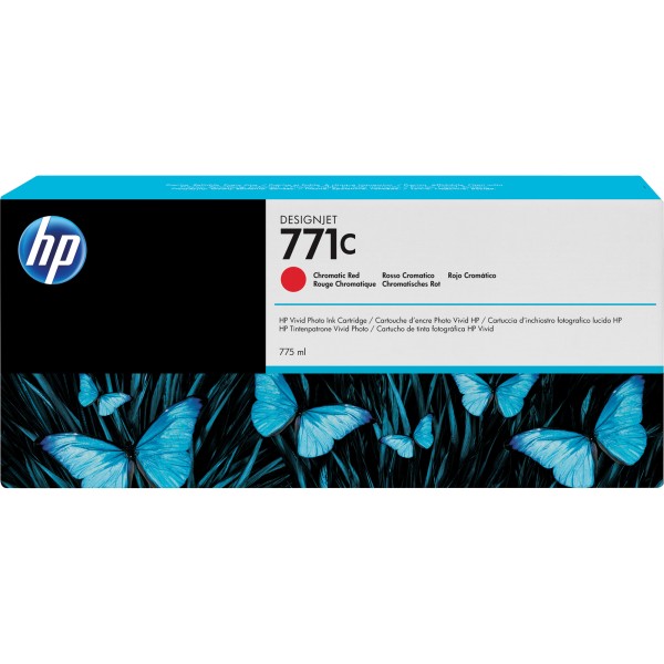 HP Tintenpatrone B6Y08A 771C 775ml rot