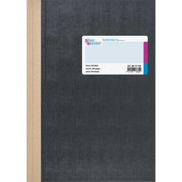 König & Ebhardt Geschäftsbuch 8614125 A4 liniert 240Bl