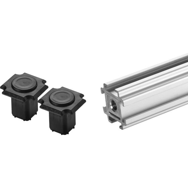 magnetoplan Vierkantsäule 110672 mit Bodengleiter