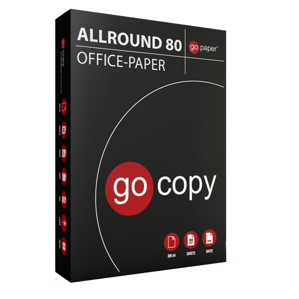 go copy Kopierpapier allround80 701-34510 A4 75g ws 500Bl.