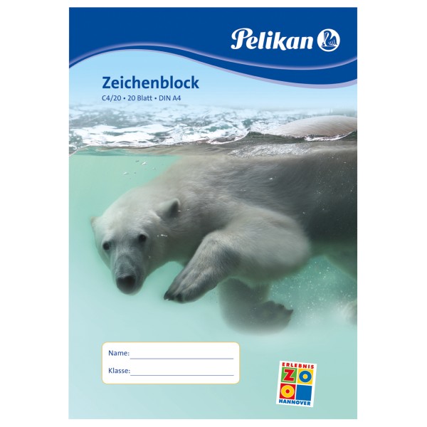 Pelikan Zeichenblock C4/20 224824 DIN A4 20Blatt